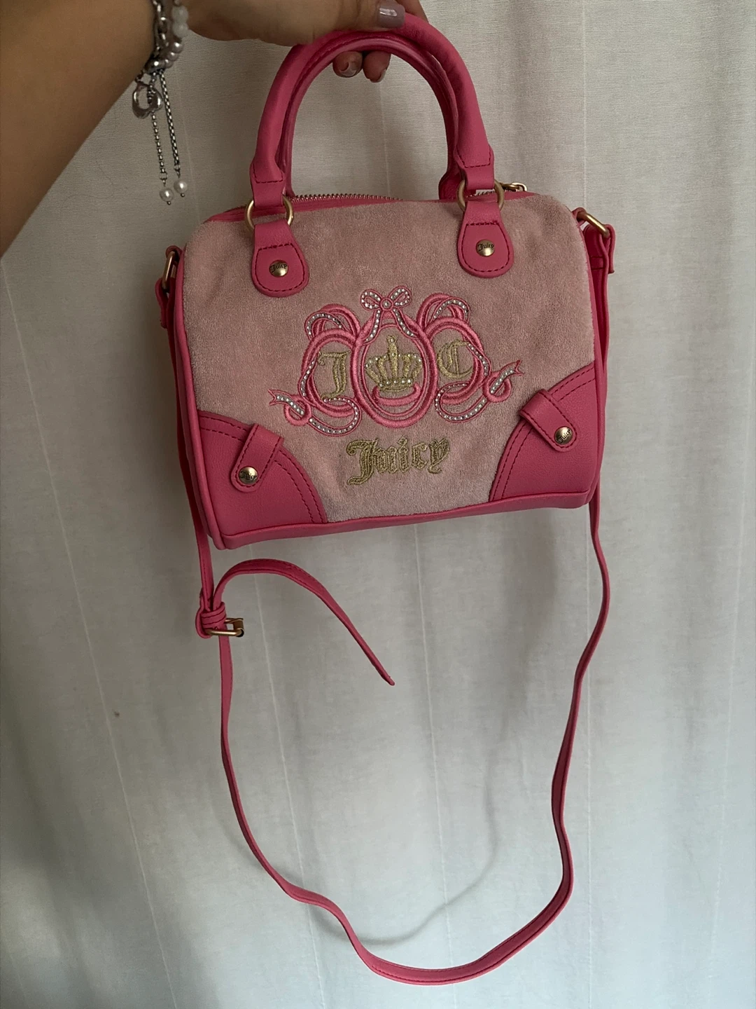 NWOT Juicy Couture Pink Satchel Bag