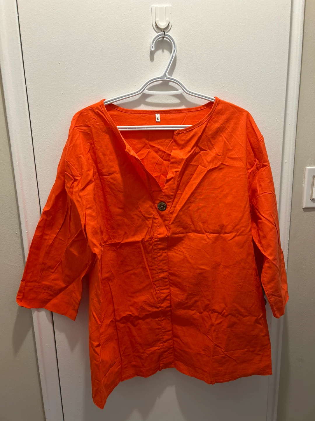 Orange Blouse - Size L