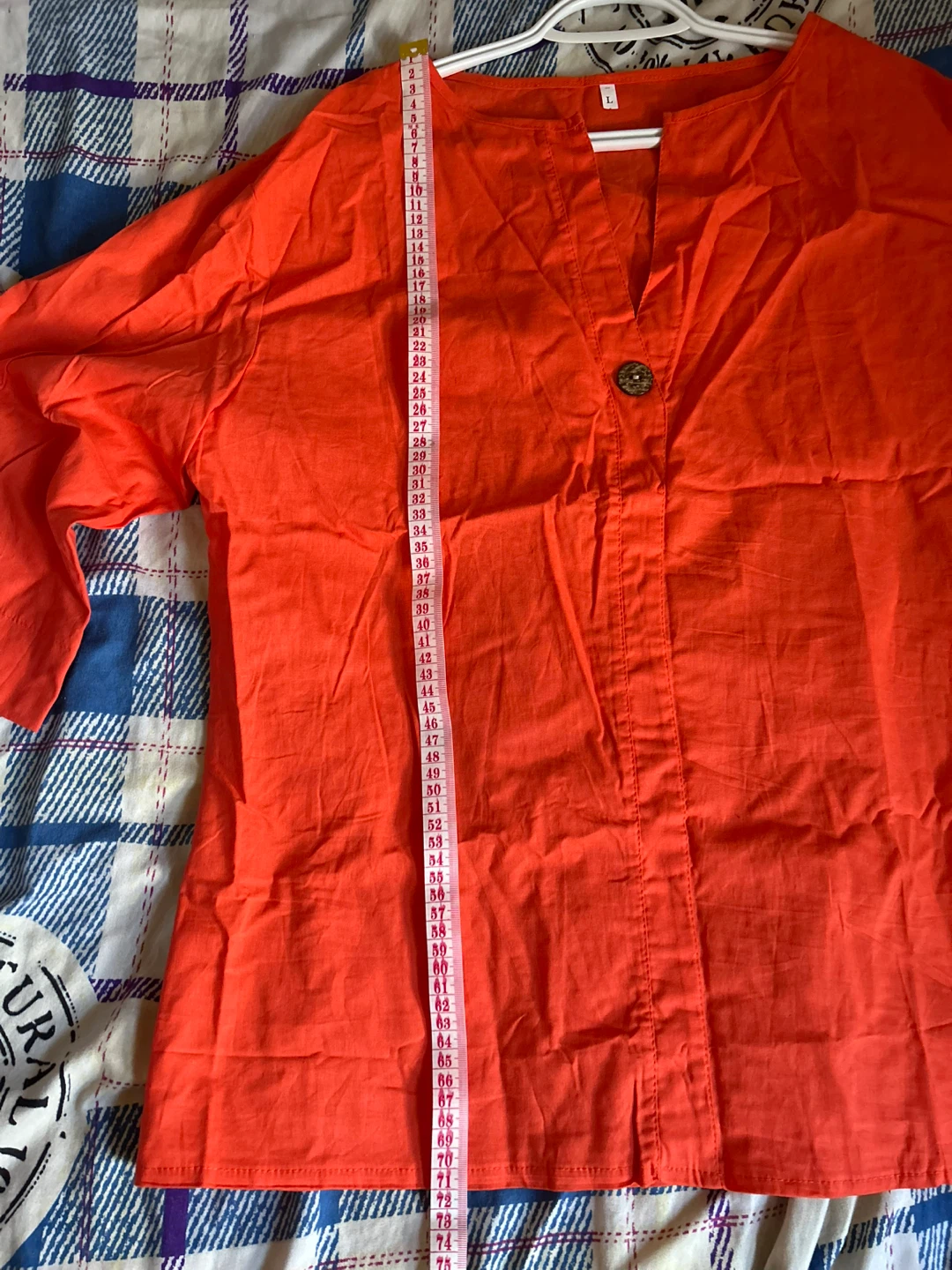 Orange Blouse - Size L - photo 4