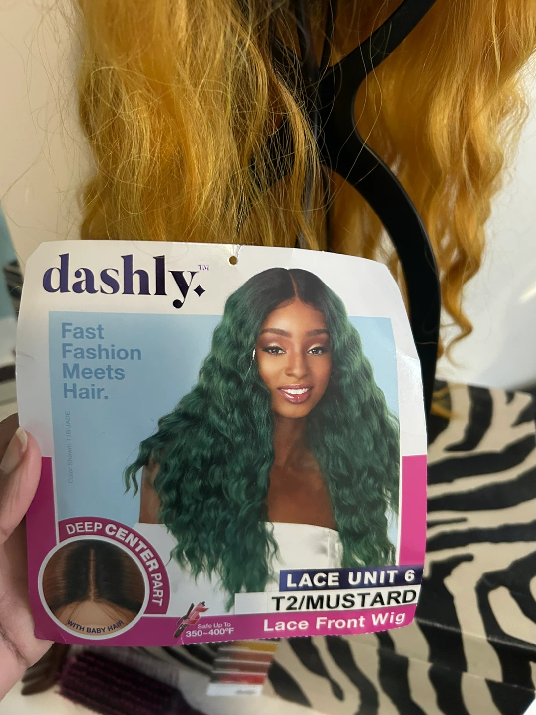 New Dashly Lace Unit 6 T2/Mustard Lace Front Wig - photo 4