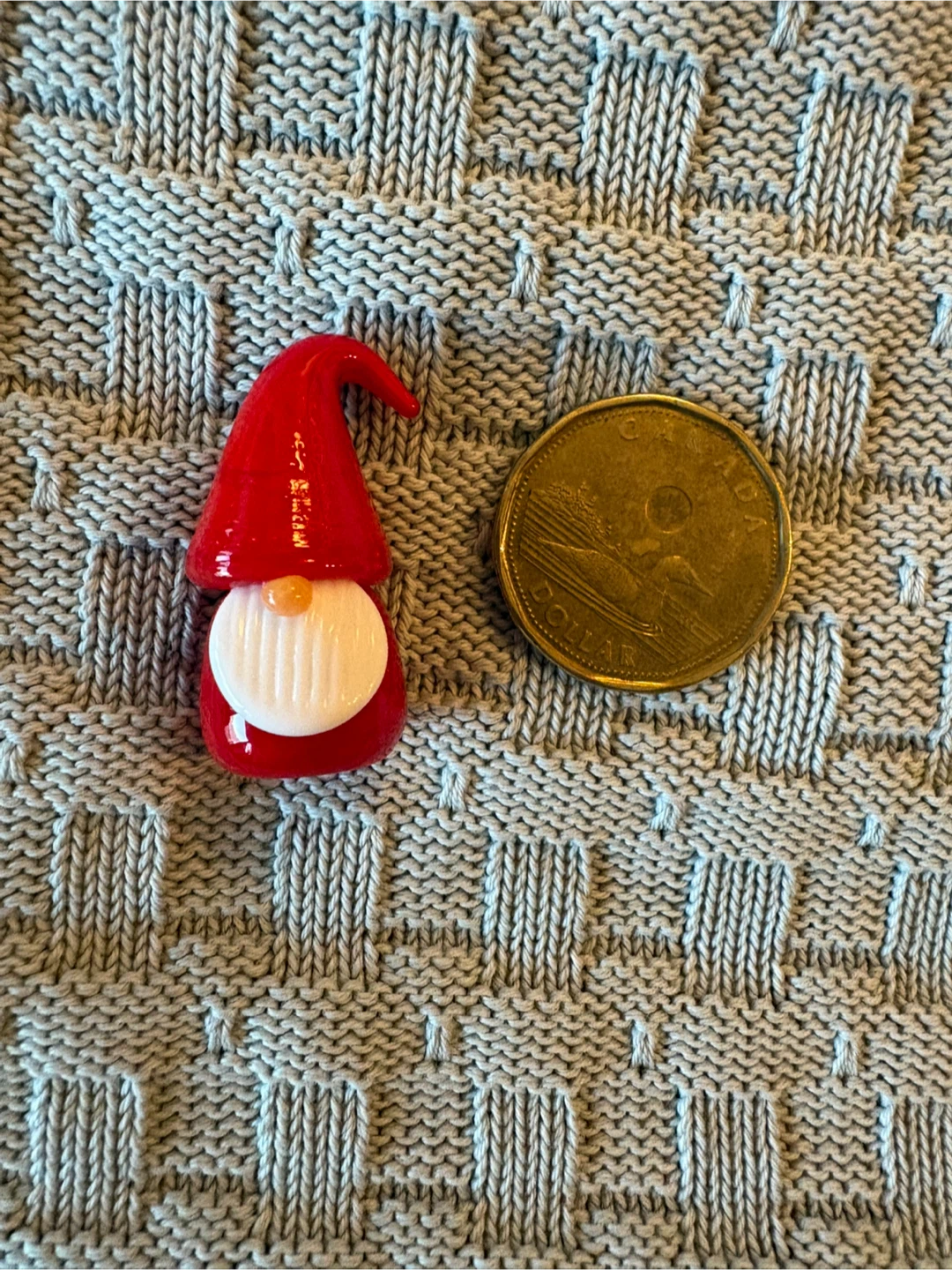 Tiny Glass Gnome Figurine