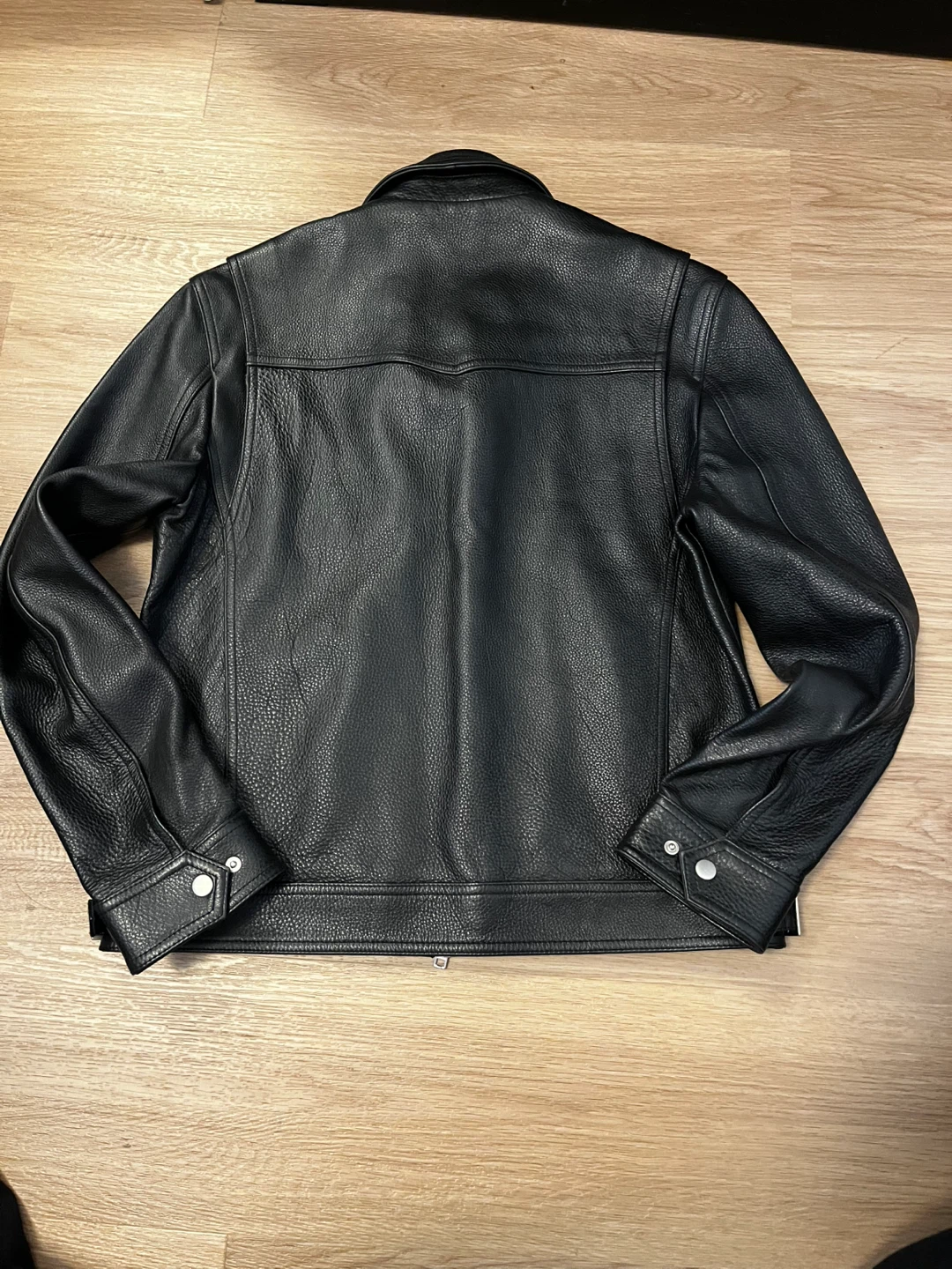 DoffJason Black Leather Jacket - photo 2