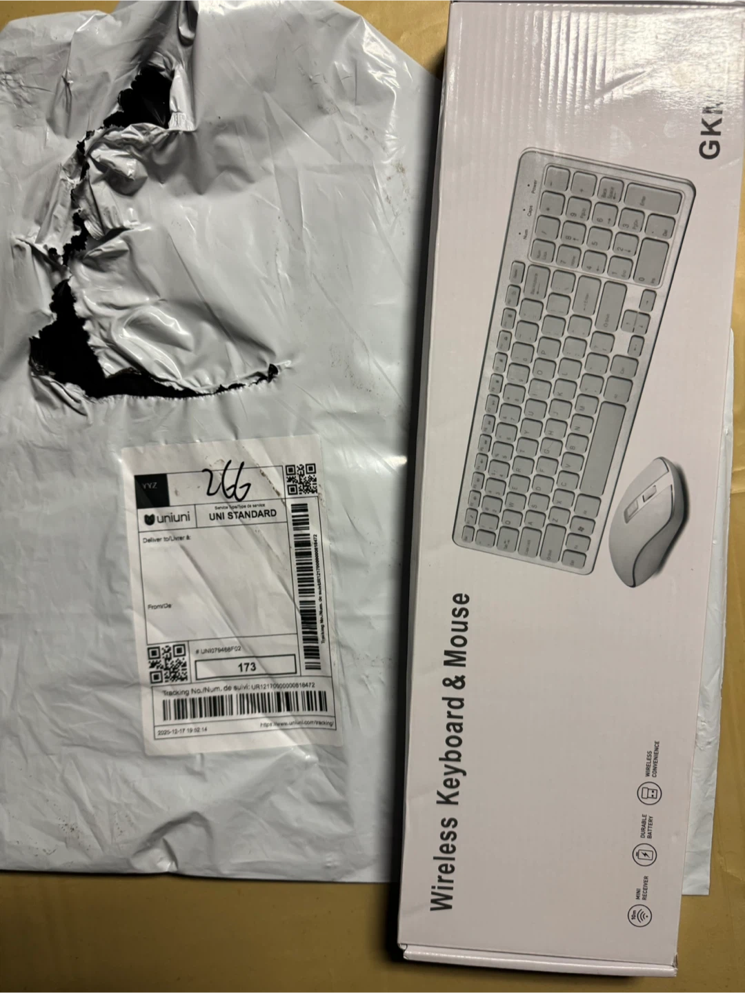 New Wireless Keyboard & Mouse Combo