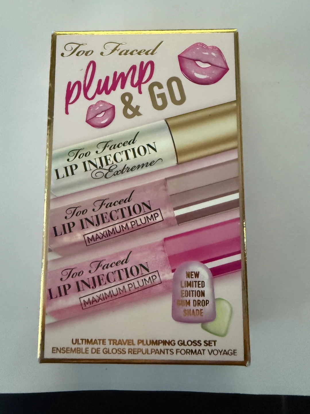 Too Faced Plump & Go Travel Plumping Gloss Set