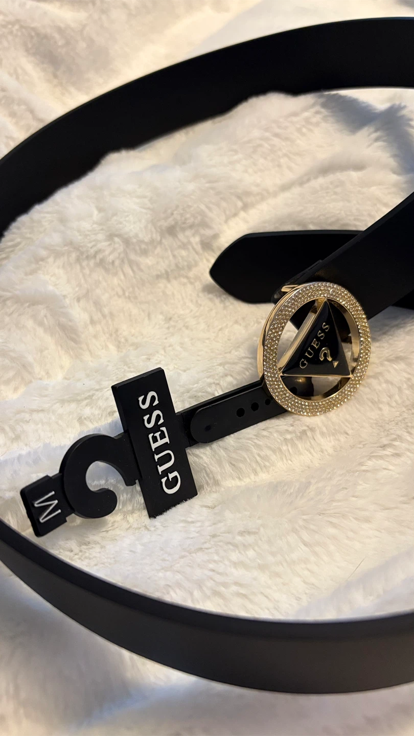 NEW Guess Black Belt Size M - photo 3