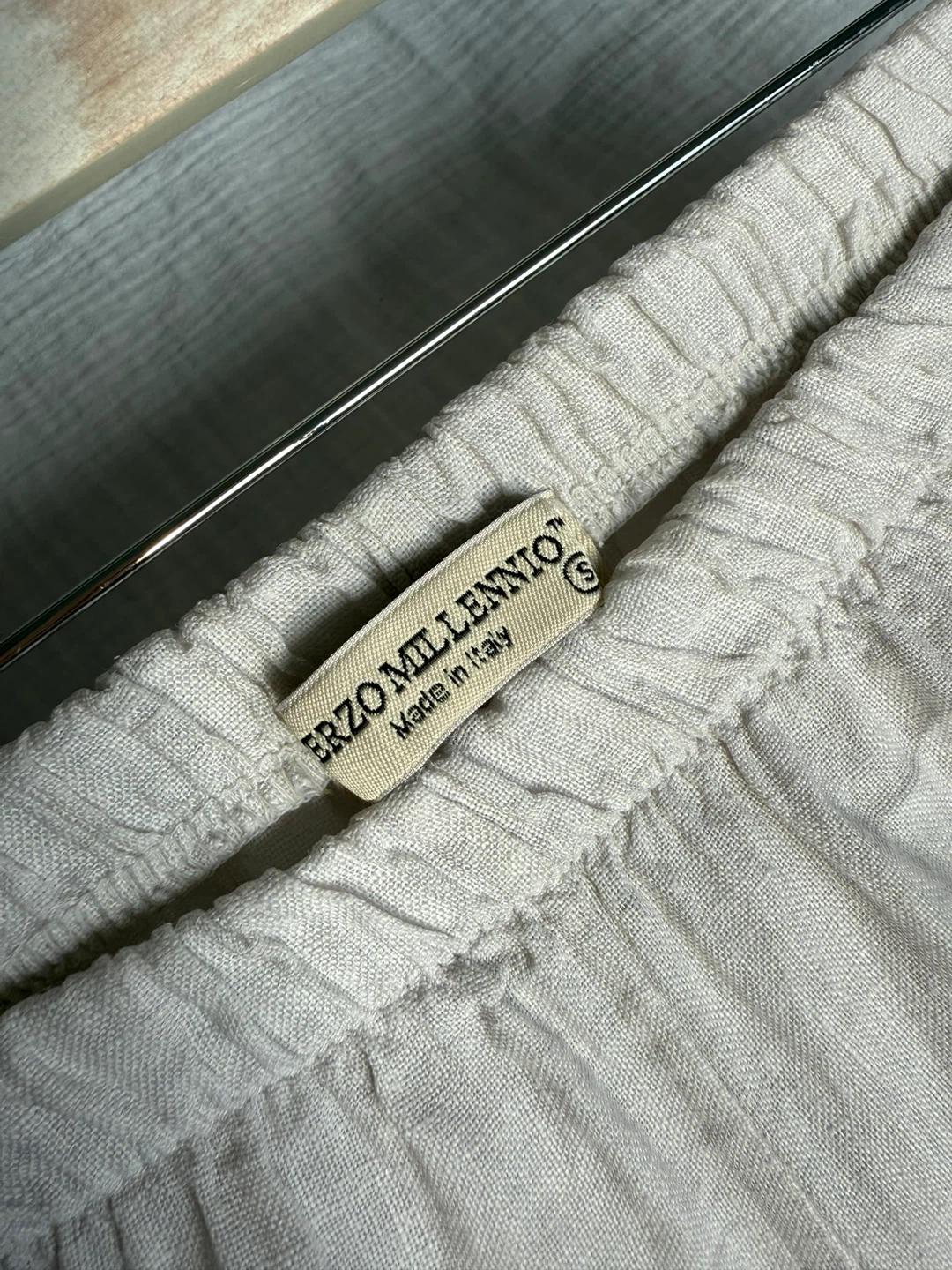 ERZO MILLENNIO Linen Shorts - Size S - photo 3