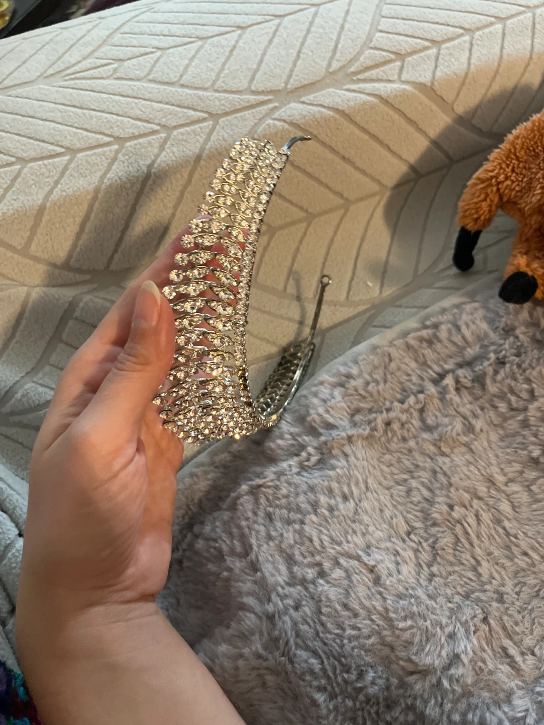 Rhinestone Silver Tiara - photo 2