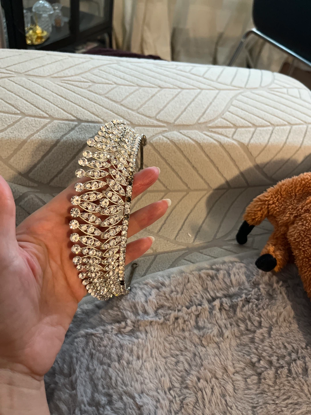 Rhinestone Silver Tiara