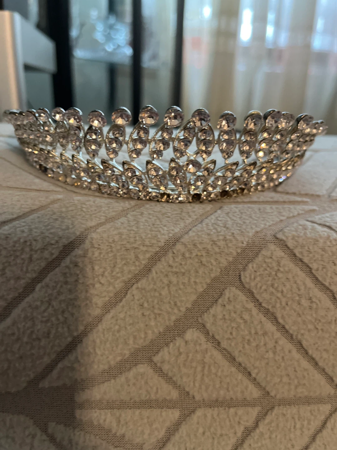 Rhinestone Silver Tiara - photo 3