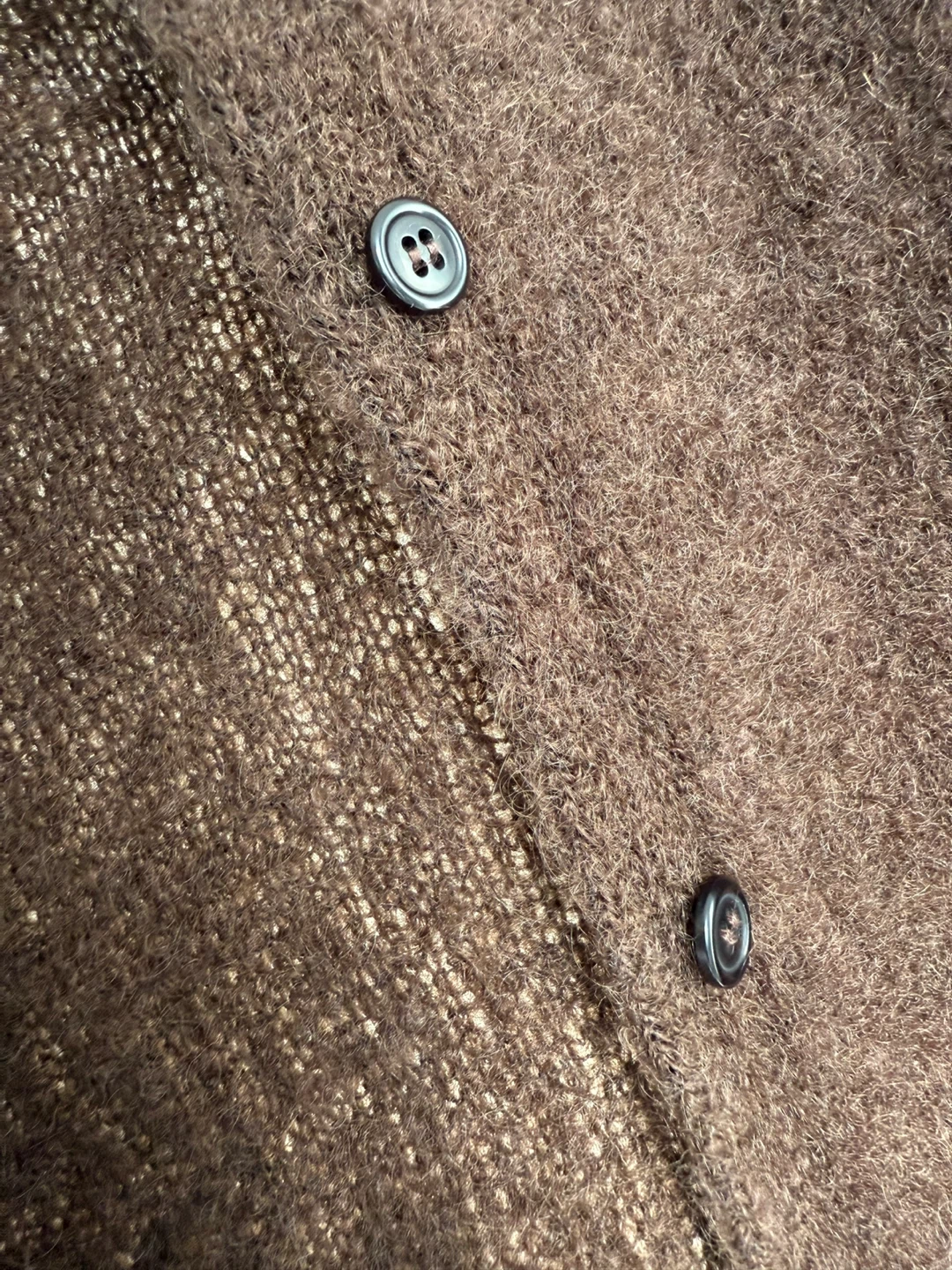 Surprise Brown Mohair Cardigan - photo 3