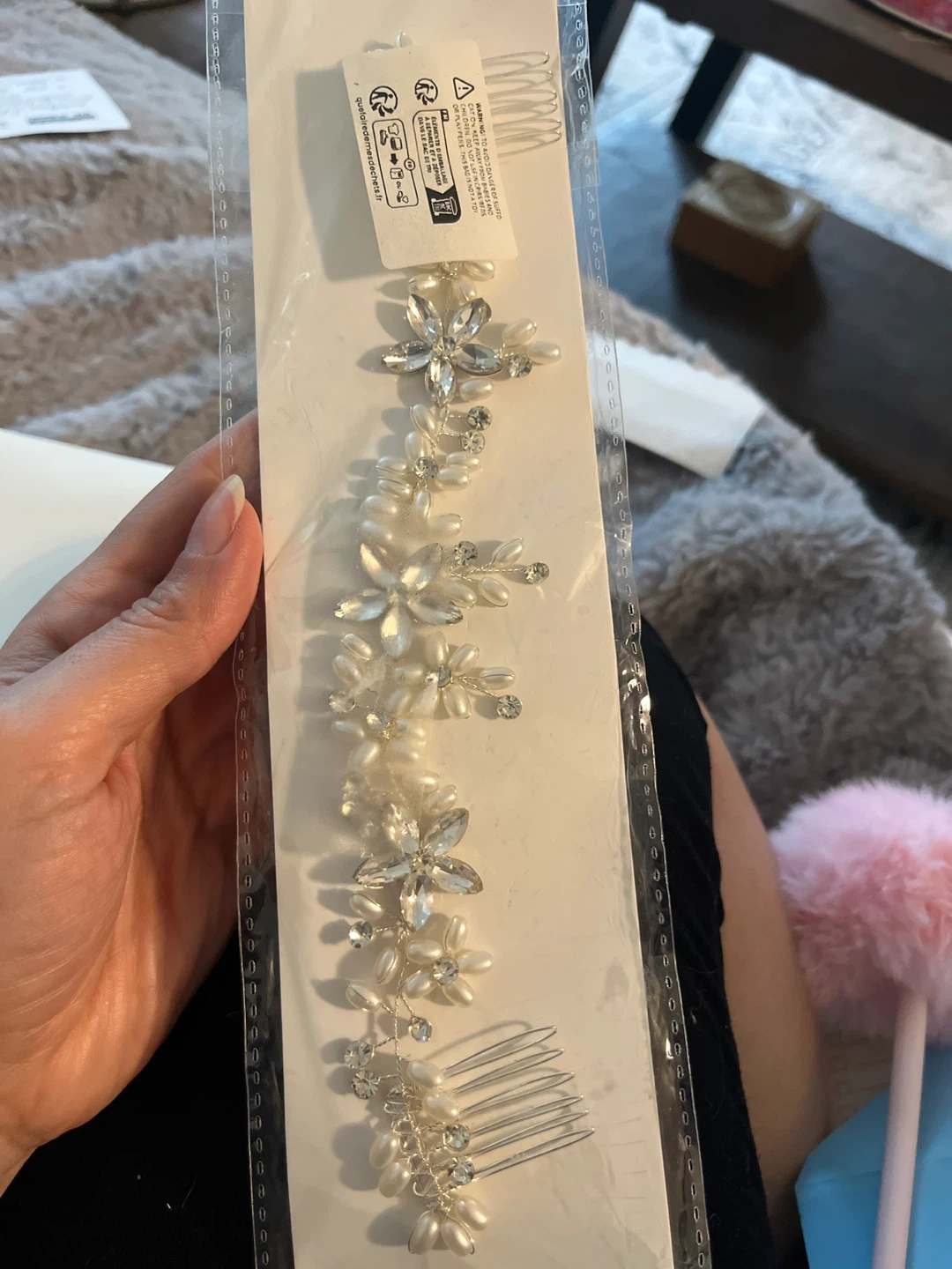 New Floral Pearl Hair Comb