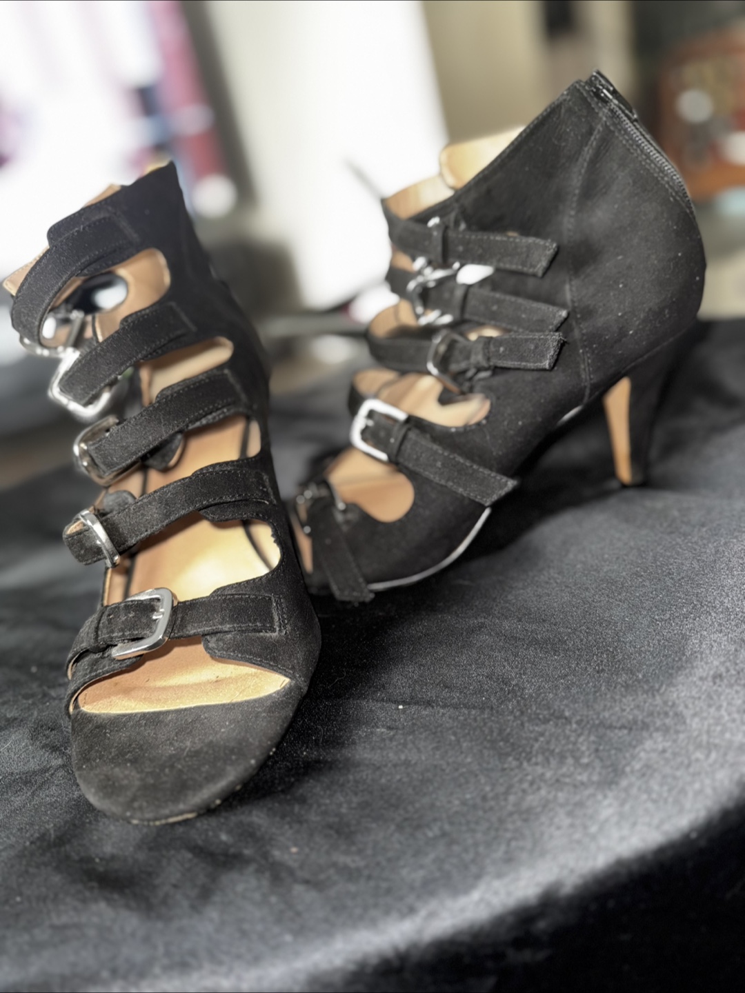 Assorted Heels and Purse