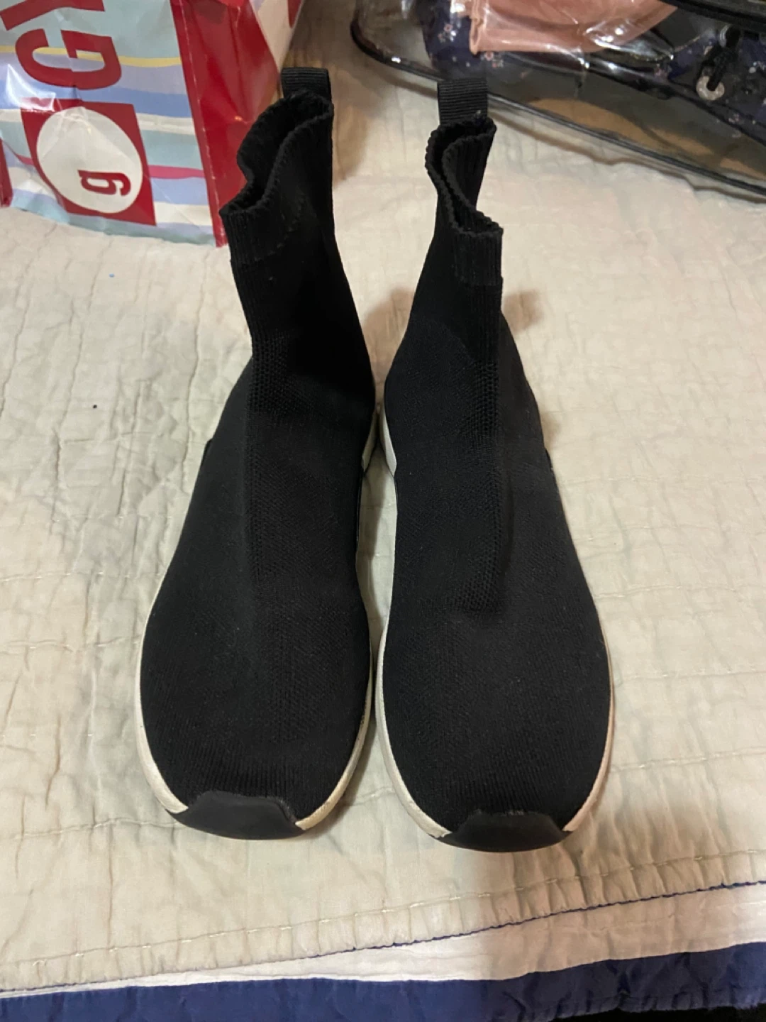 Black Sock-Style Sneakers