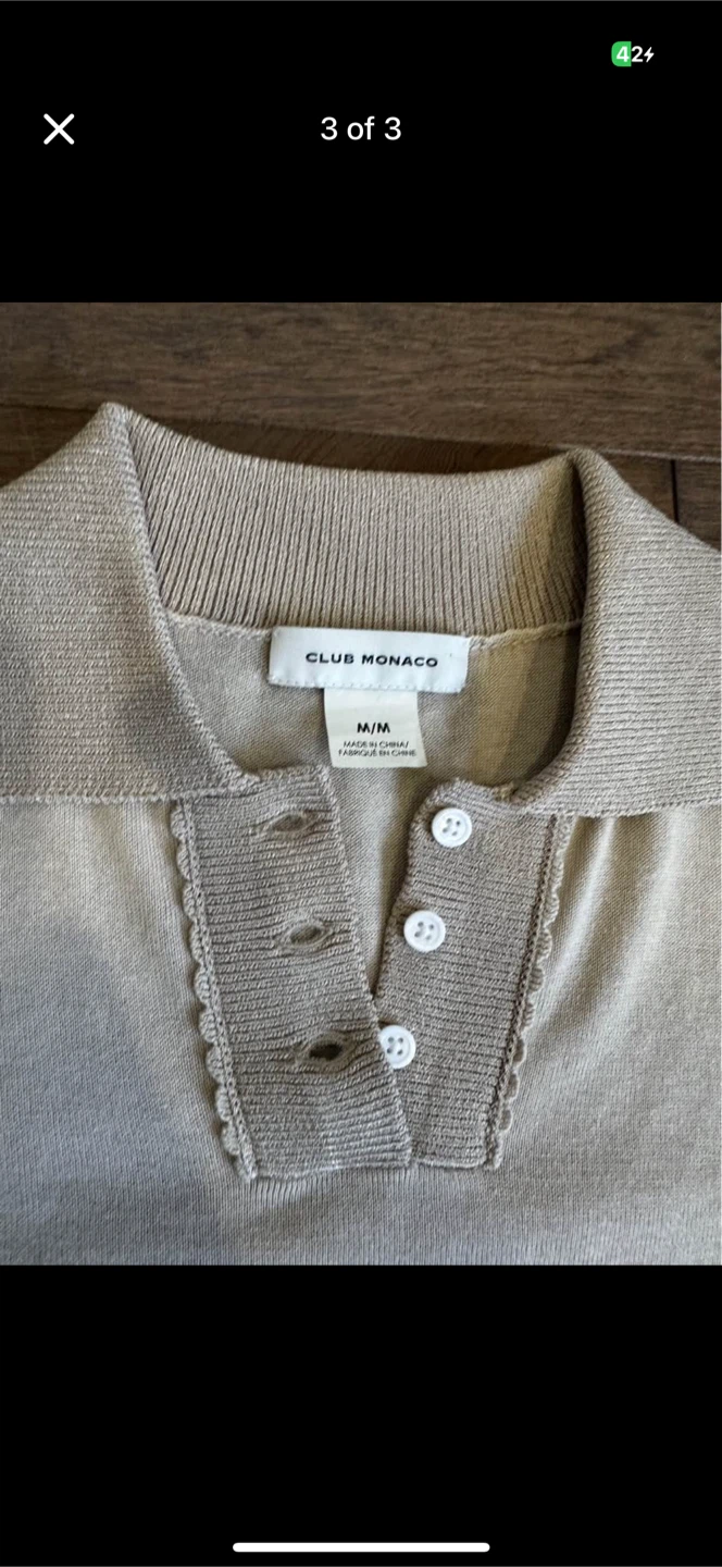 Club Monaco Polo Shirt - Size M - photo 3