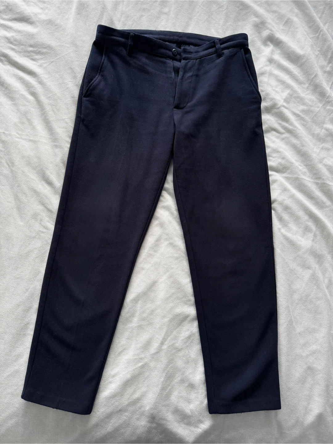 Zara Men's Chino Pants, Navy Blue - photo 3