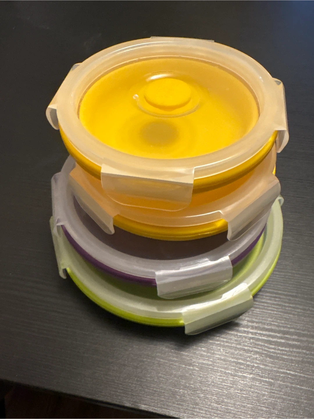 Flat Stacks Collapsible Silicone Containers - photo 2