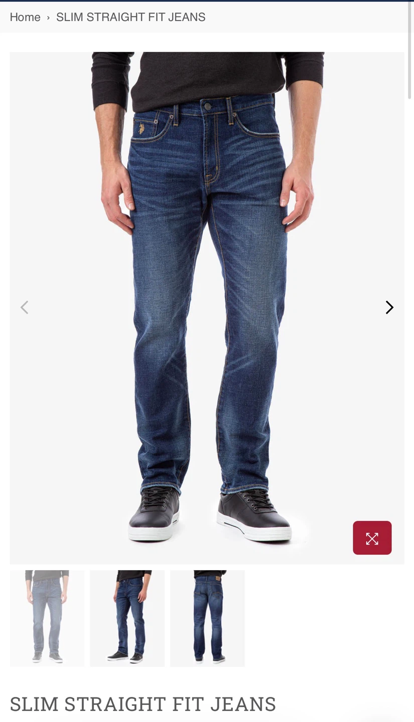 U.S. Polo Assn. Slim Straight Fit Jeans - photo 3