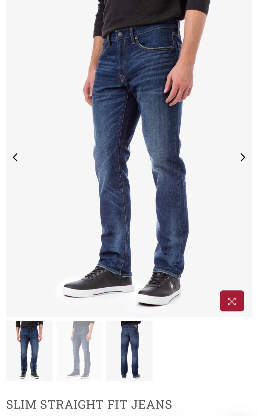 U.S. Polo Assn. Slim Straight Fit Jeans