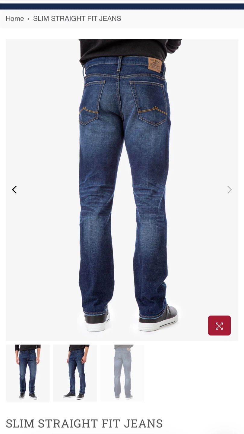 U.S. Polo Assn. Slim Straight Fit Jeans - photo 2