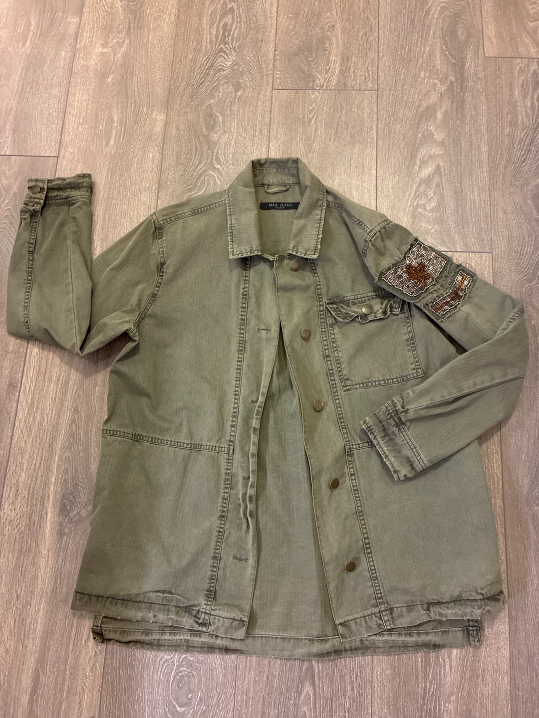 Max Jeans Olive Green Jacket