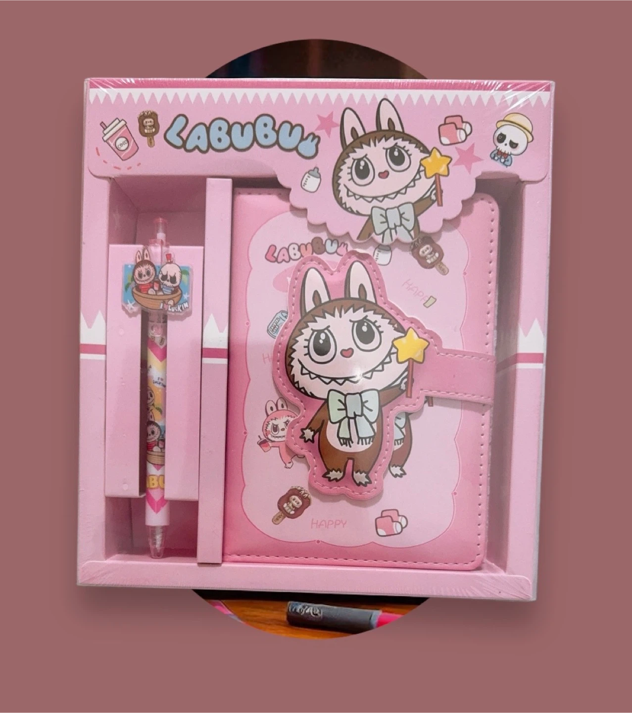 LABUBU Pink Journal with Pen - New - photo 3