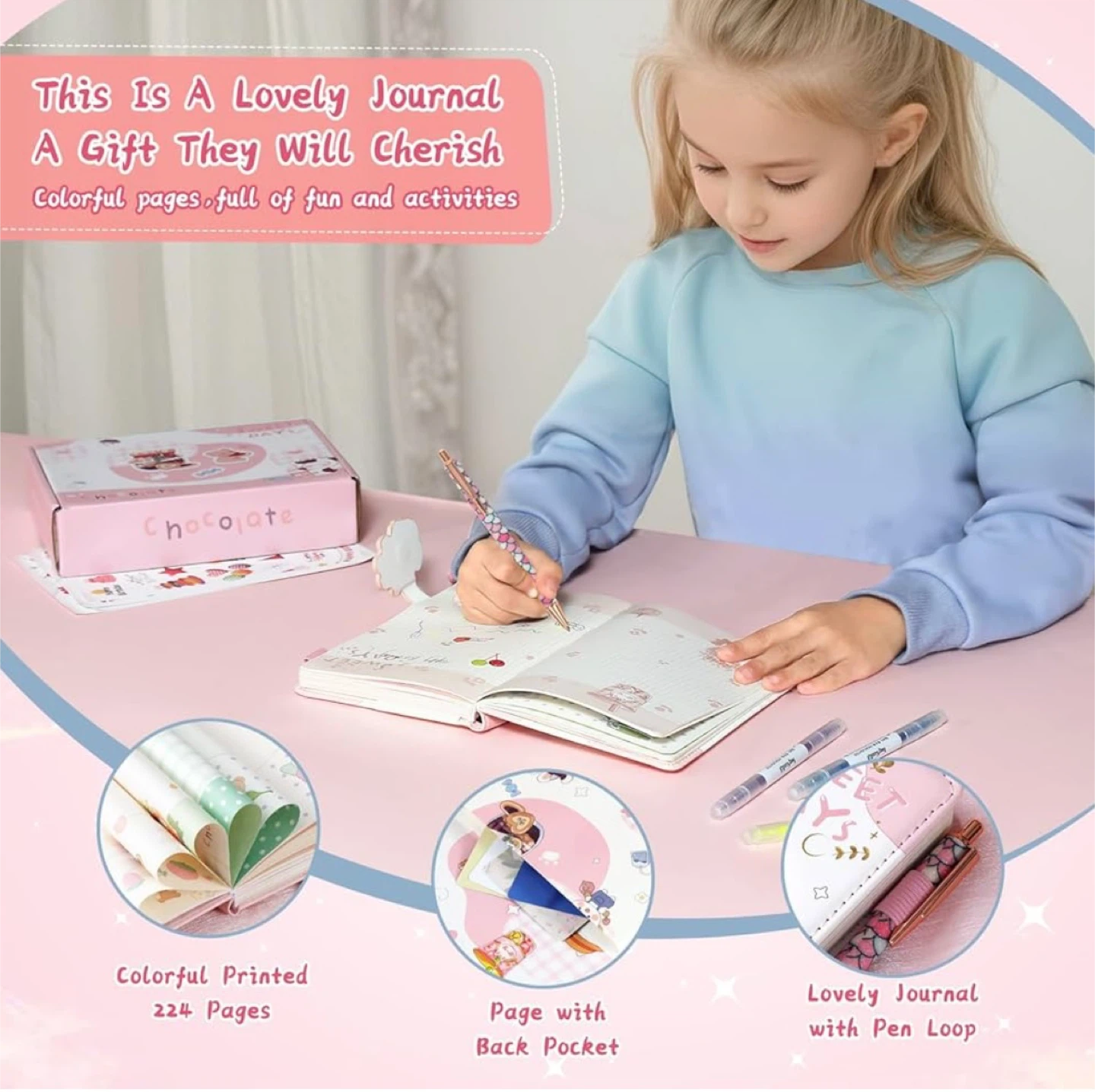 LABUBU Pink Journal with Pen - New - photo 5