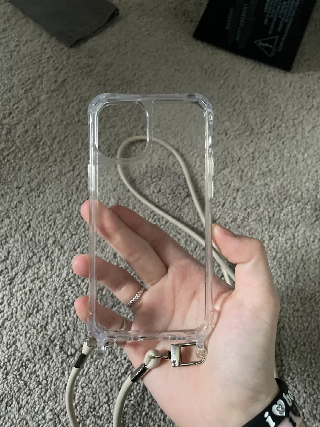 iPhone 12 mini Case with Beige Strap - photo 2