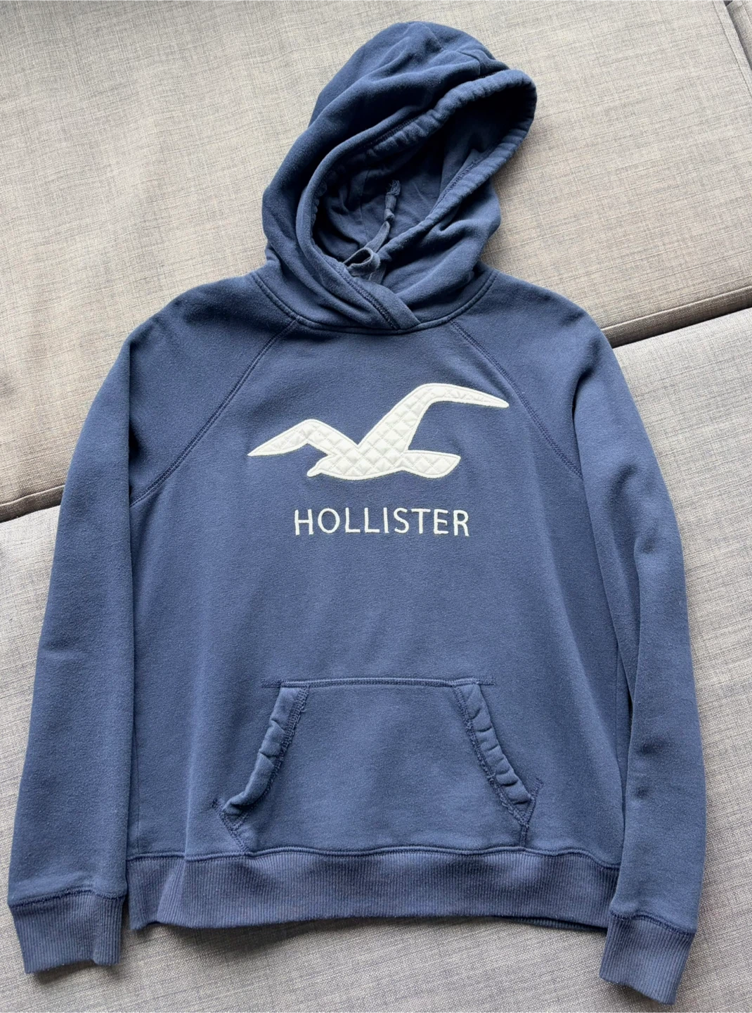 Hollister Blue Hoodie, size Medium