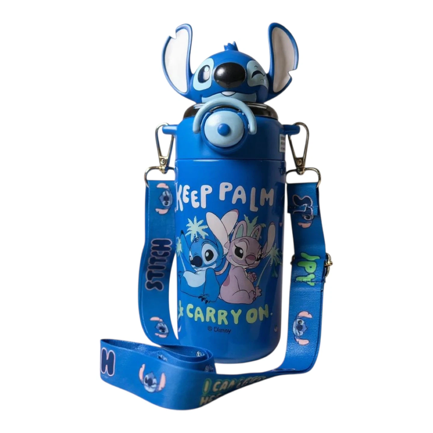 Disney Stitch & Angel 600ml Water Bottle - New - photo 3