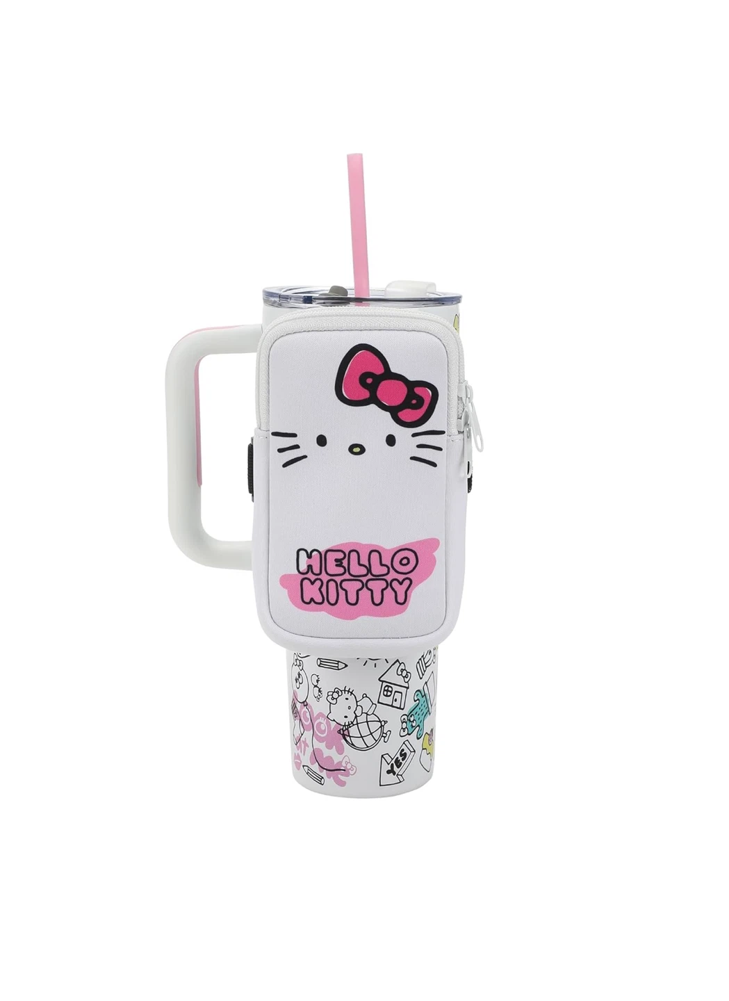 Hello Kitty 40oz Tumbler with Straw - NEW