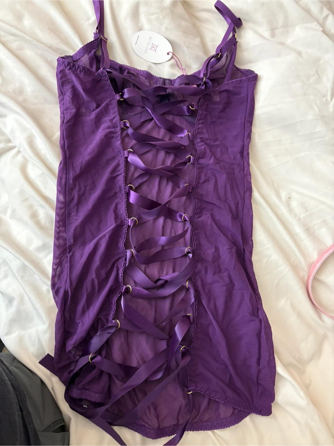 Avidlove New Purple Lingerie Set