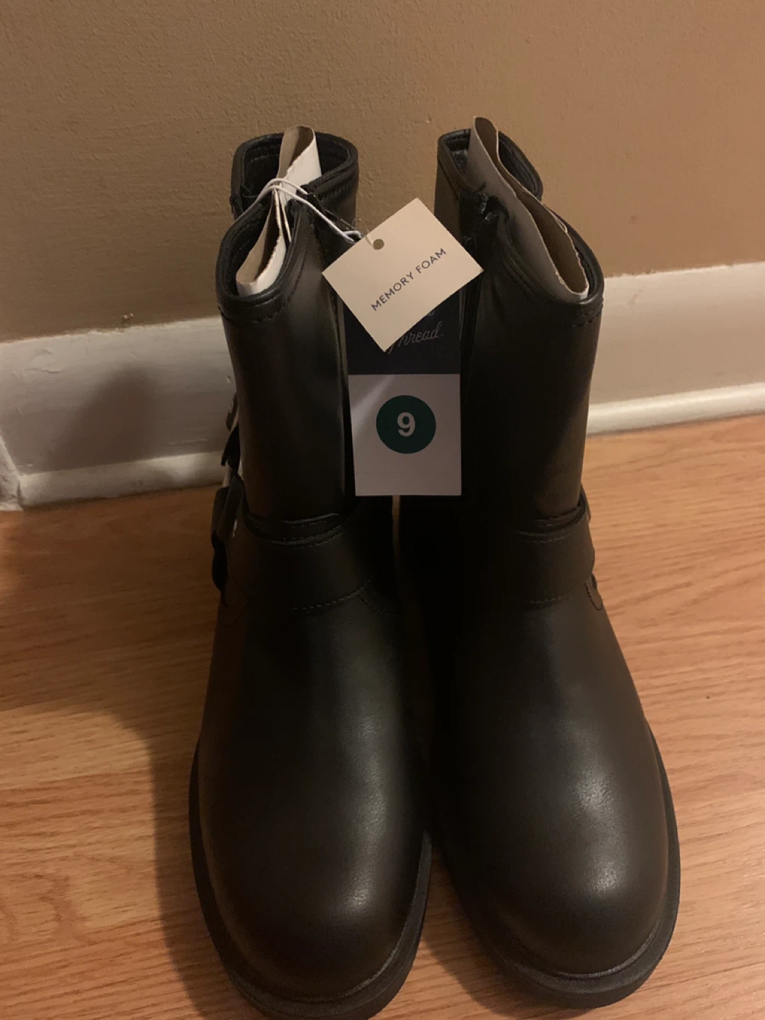 New Thread & Supply Black Boots - Size 9