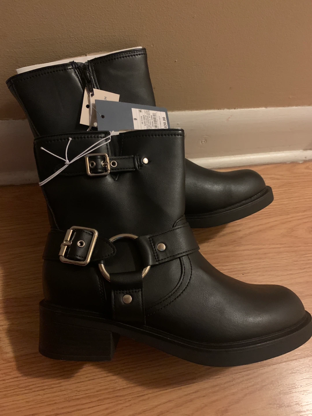 New Thread & Supply Black Boots - Size 9 - photo 2