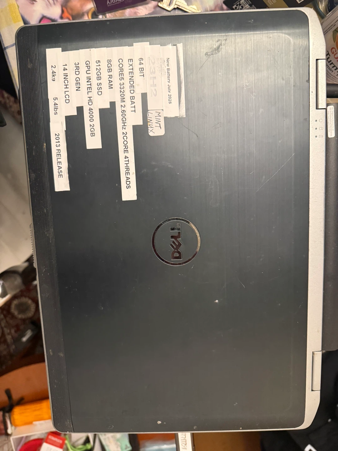 Dell Laptop - 14 inch LCD, 512GB SSD mint or zorin linux