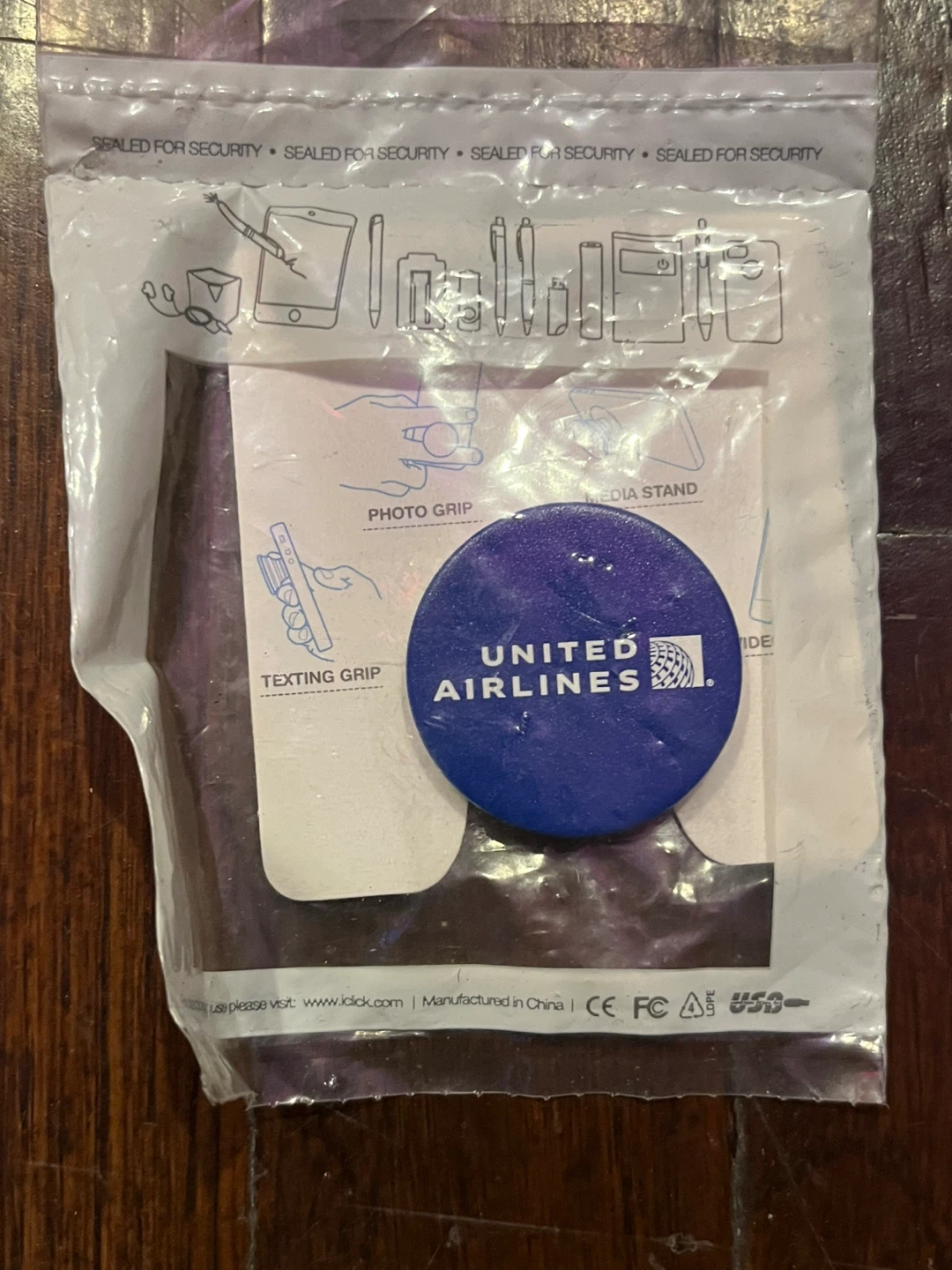 New United Airlines PopSocket Grip
