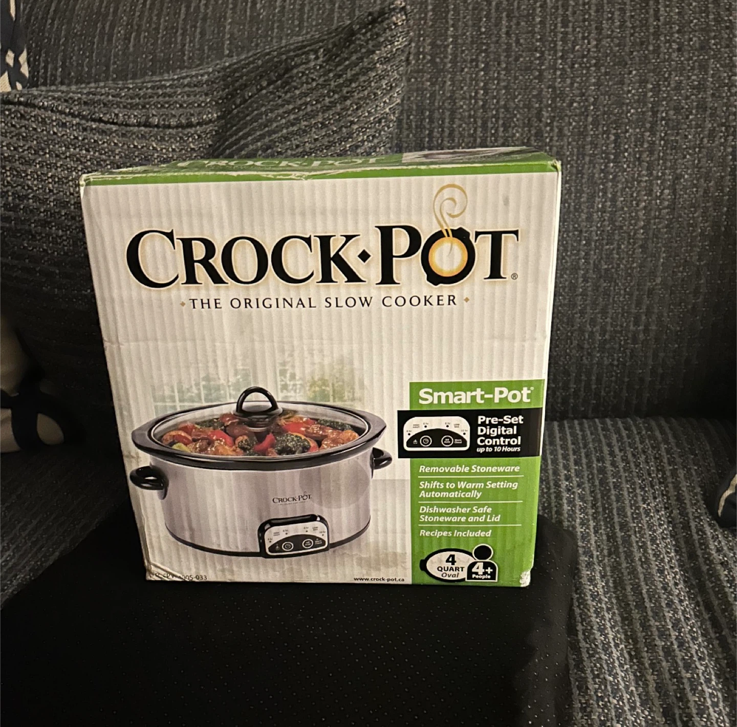 Crock-Pot Smart-Pot 4-Quart Slow Cooker- NEW