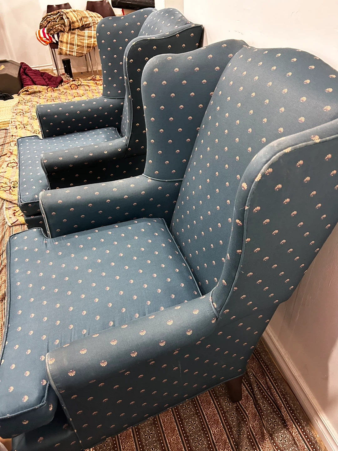Wingback Armchairs - Set of 2 - photo 2