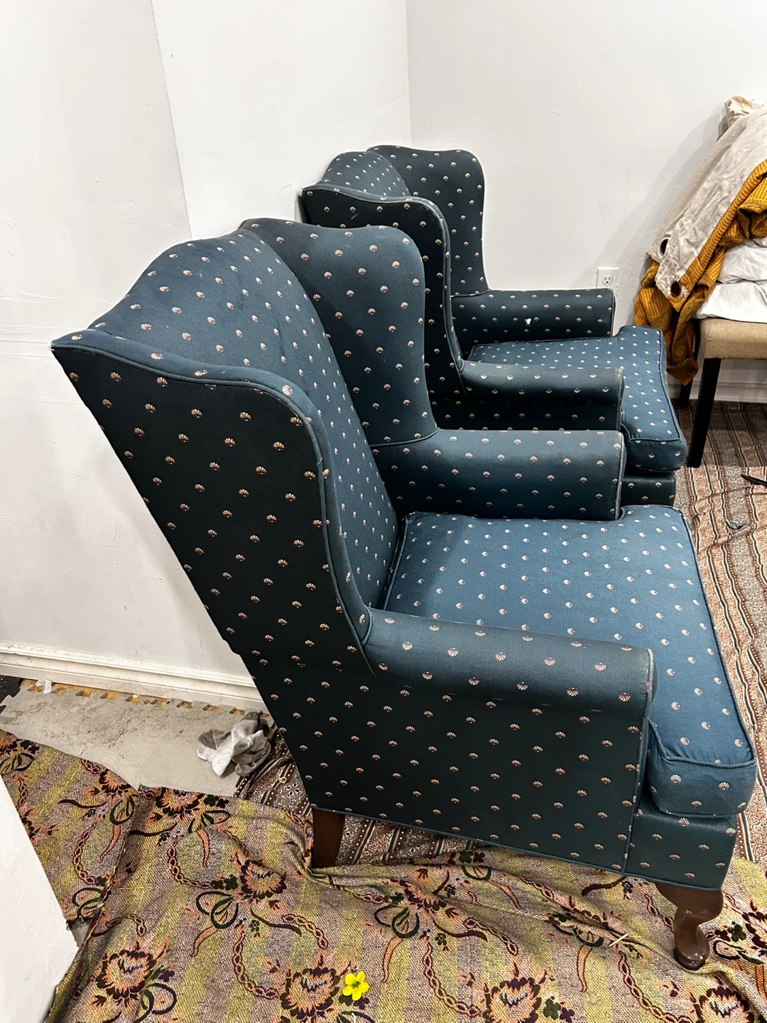 Wingback Armchairs - Set of 2
