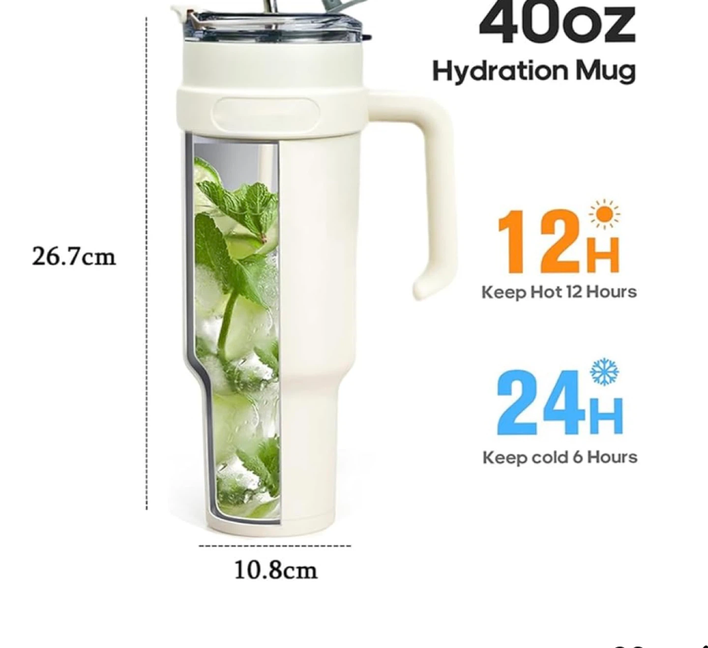 Sitarayuri Coffee Mug 40oz Hydration Mug - NEW - photo 4