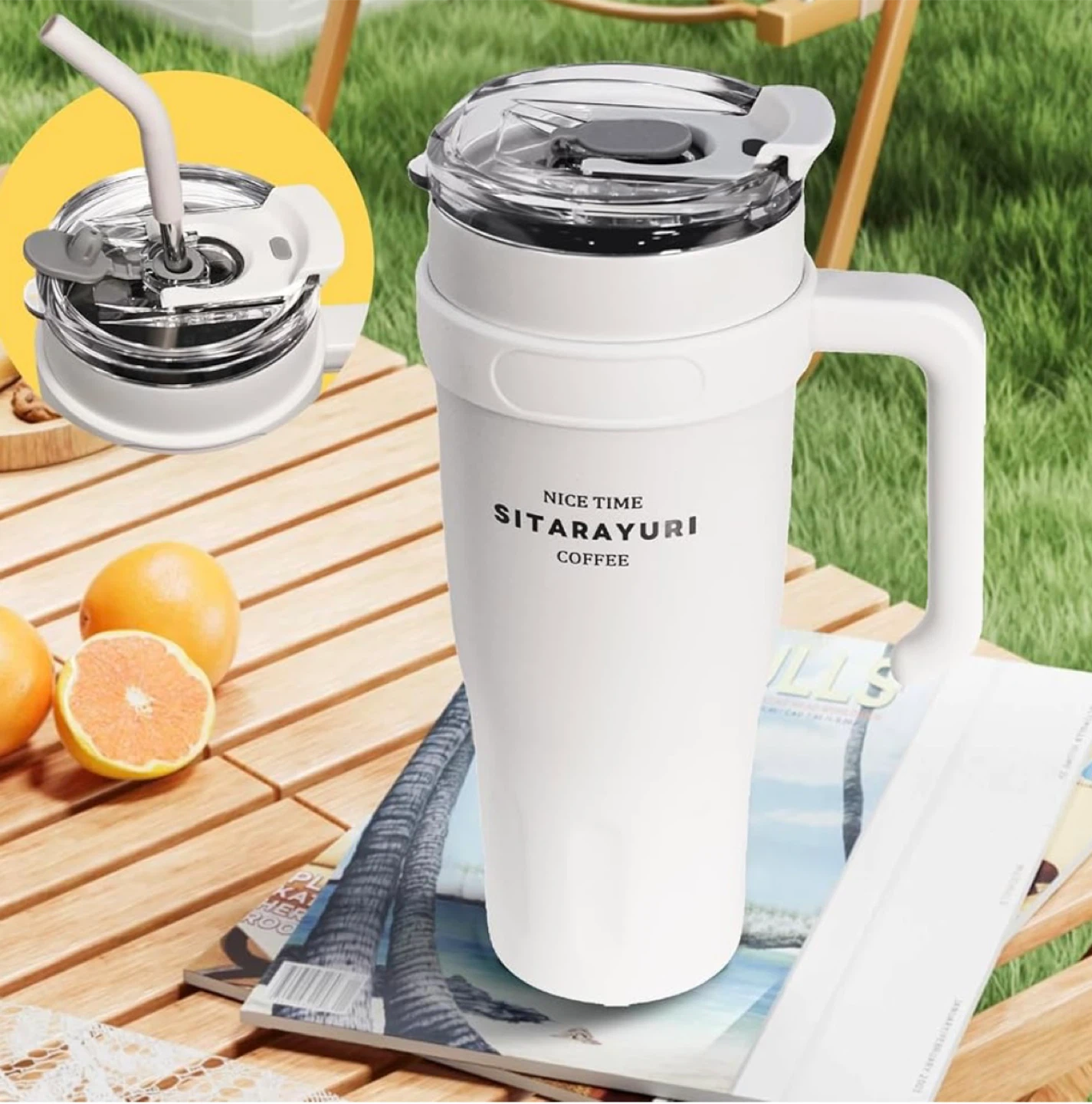 Sitarayuri Coffee Mug 40oz Hydration Mug - NEW - photo 3