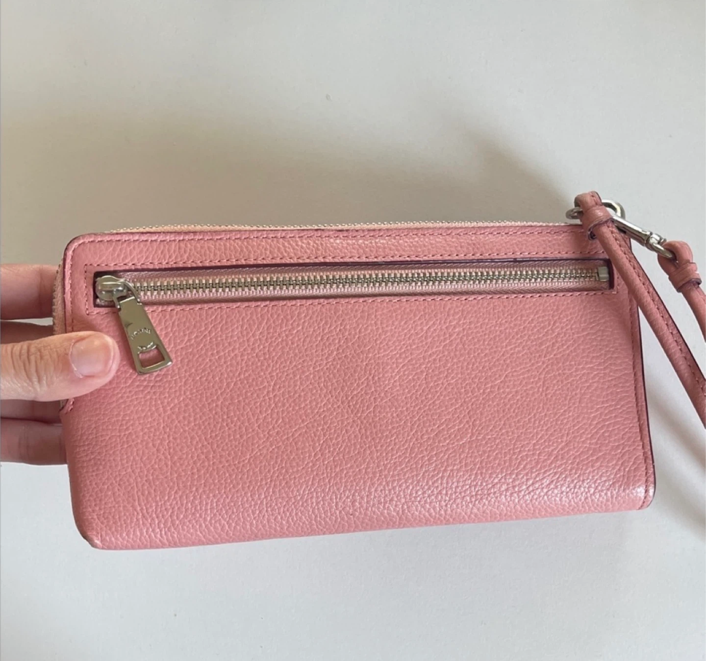 Coach Pink Leather Wristlet Wallet - photo 4