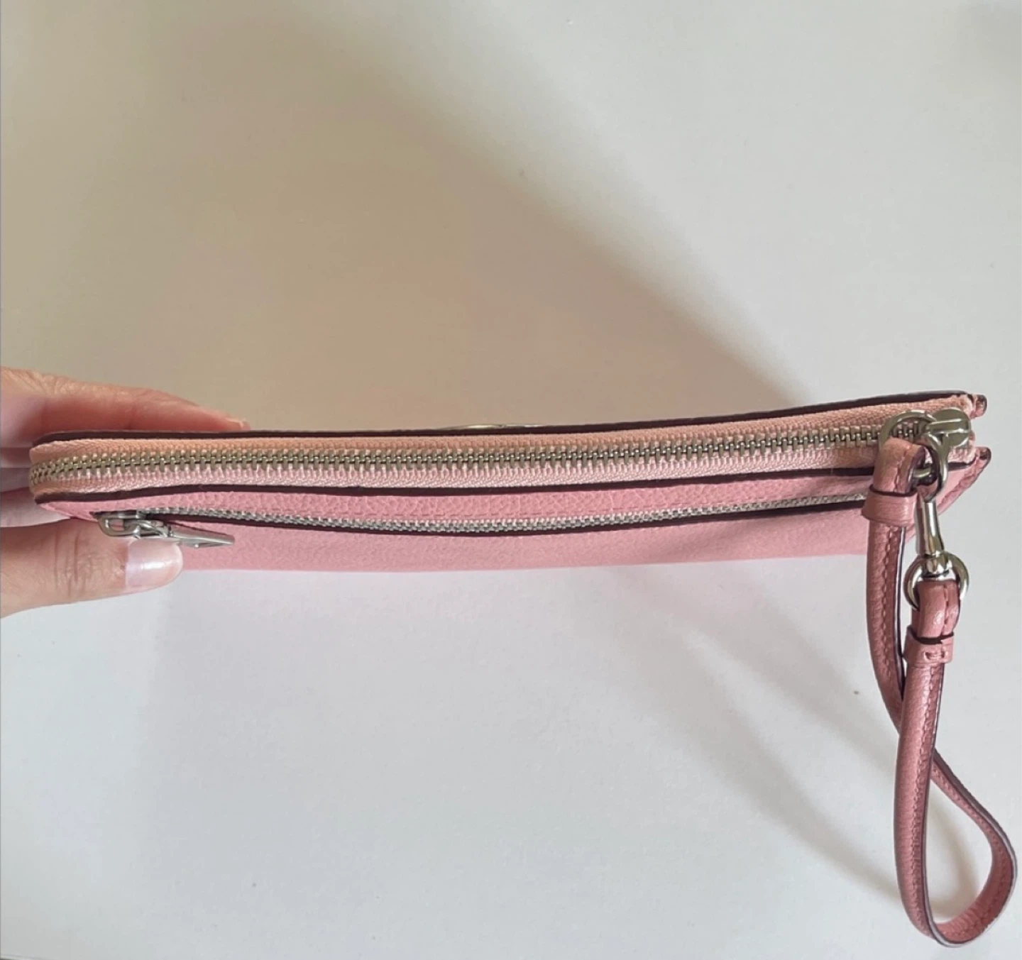 Coach Pink Leather Wristlet Wallet - photo 5