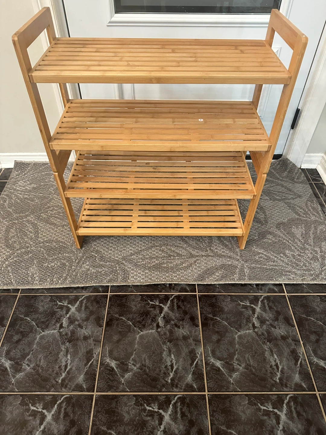 Bamboo Stackable Shoe Rack - photo 3