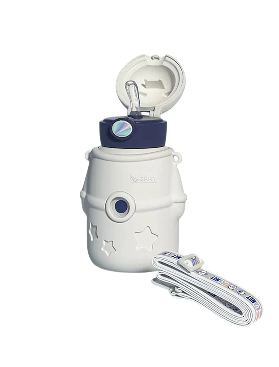 GRAY Planet Water Bottle with Strap 500ml - photo 5