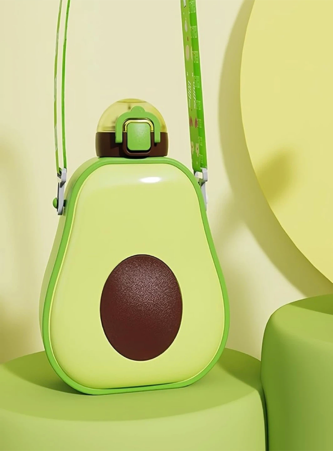 Avocado Bottle - Cute Water Bottle 600ml - photo 4