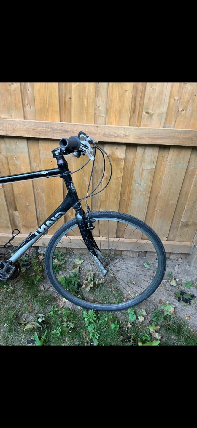 Black & Silver Giant FCR3 Hybrid Bicycle - photo 3