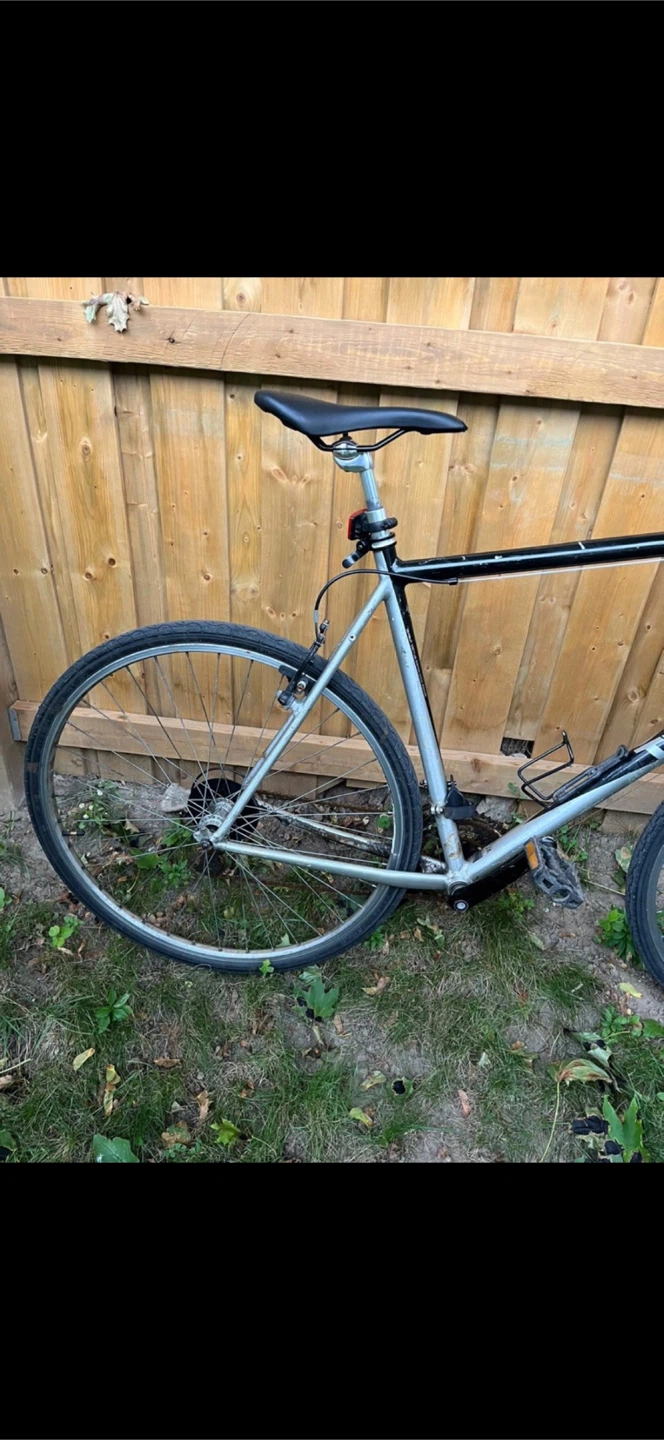Black & Silver Giant FCR3 Hybrid Bicycle - photo 5