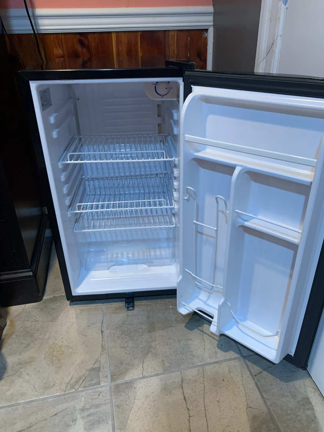 GE Black Mini Fridge - photo 2