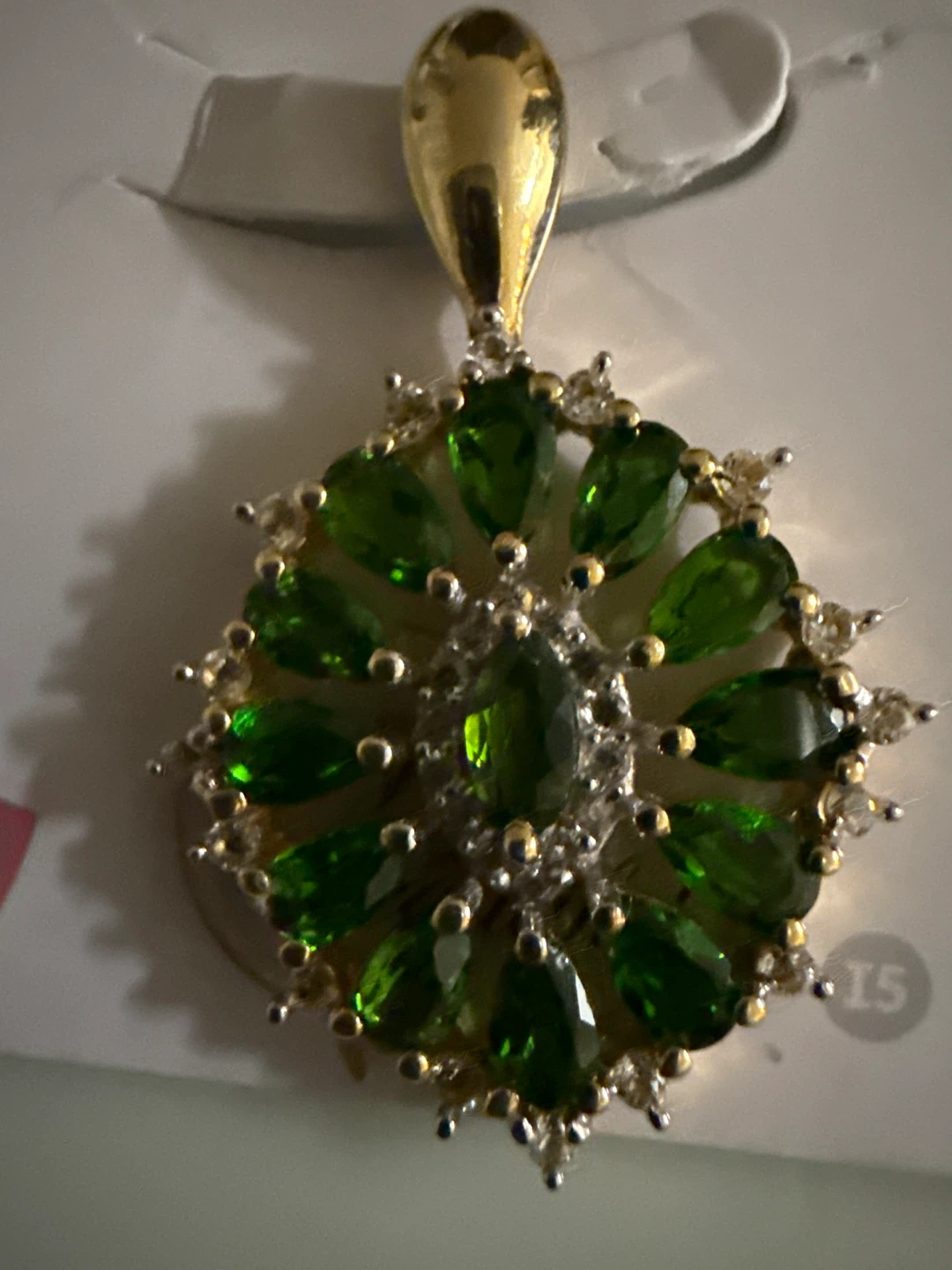 Exclusive Pendant Set - Green & Gold - photo 2