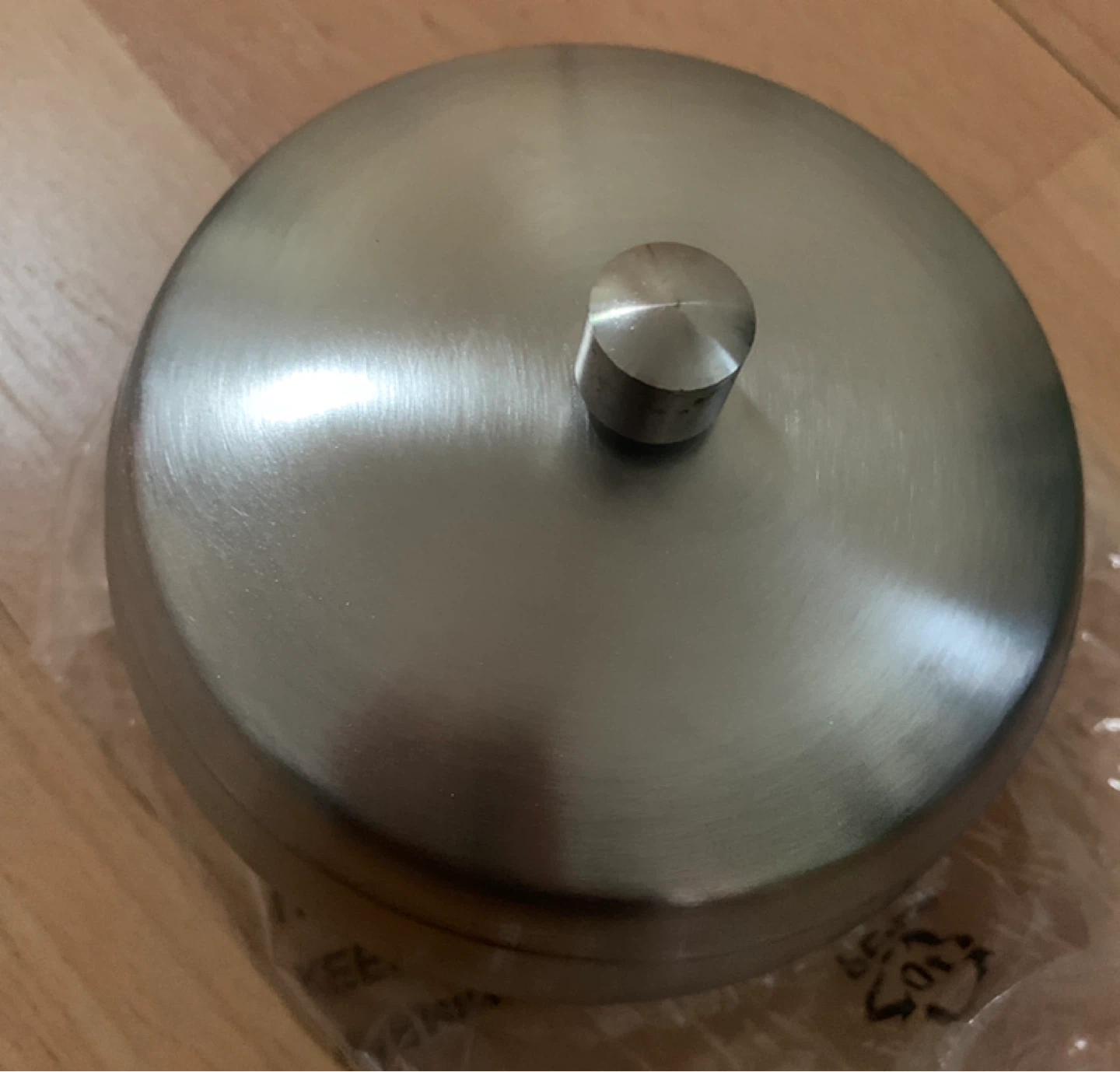 New Stainless Steel Ashtray with Lid - Silver - photo 3